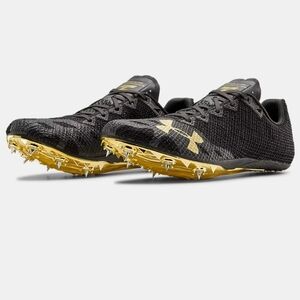 Under Armor UA HOVR Smokerider Running Sprint Spikes Shoes Mens Size 10